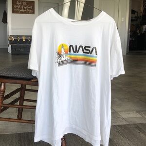 NASA white t-Shirt 4XL